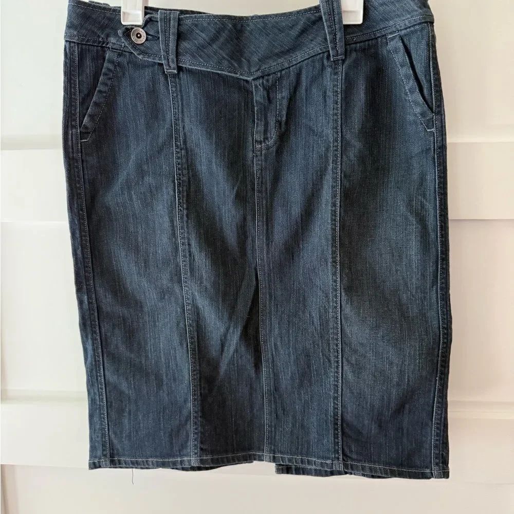 Vintage Gap Denim Pencil Skirt coastal cowgirl western boho